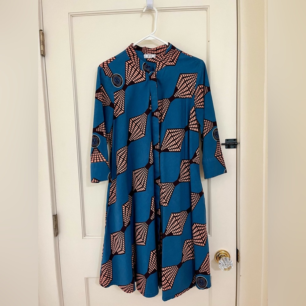 Blue Zuri dress sz small